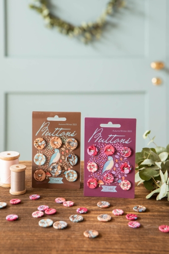 Tilda Knöpfe - Hibernation Buttons (16mm) - Plum